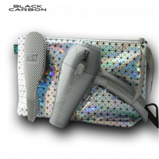 Luxus Professzionális Ionic Tourmaline 2000W hajszárító csomag - Carbon mintával + hajkefe + táska