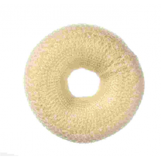 Kontyalátét - kontyfánk szőke pamut 9cm Fodrászkellék