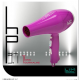 .Pink professzionális fodrász hajszárító gép LIM-HAIR-HP3.7 2000Watt