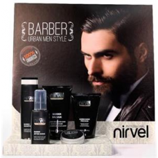 Nirvel Barber férfi asztali - fali poszter és termék kiállító pult 40×40cm