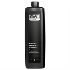 Nirvel Keratin & Panthenol Keratinos fodrász sampon száraz törékeny sérült hajra 1000ml