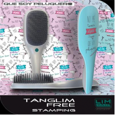 LIM Tanglim Free QSP mintás - tangle teezer típusú hajsimító és szuper hajkibontó hajkefe