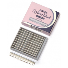 Borotva és hajnyeső penge 10db - cserélő szettel Feather Styl-04389 ritkító pengével