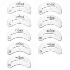 Levissime Eyebrow Patterns Profi Szemöldök forma festő sablon szett
