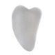 Gua sha arcmasszírozó fehér nefrit