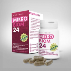 MikroBiom 24 élőflórát tartalmazó étrend-kiegészítő kapszula 30db