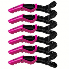 Hajcsipesz krokodil csat 4db fekete Profi OR03059 fodrászkellék vagy Lim-hairclip