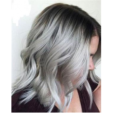 Nagyon világos ezüst szürke haj készítő hajfesték és szőkítőpor szett KINBLOND5