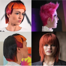 Maxima Plex Creative Colors extrém színű színes keratinos hajfesték használata hajszínezéshez