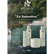 Nirvel fodrász poszter - Naturals hajápolók természetes összetevőkkel